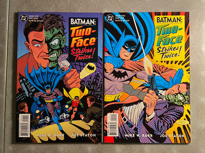 Bag/Board Batman Two-Face Strikes Twice 1-2 Book One & Two 1993 Full Run Lot Set
