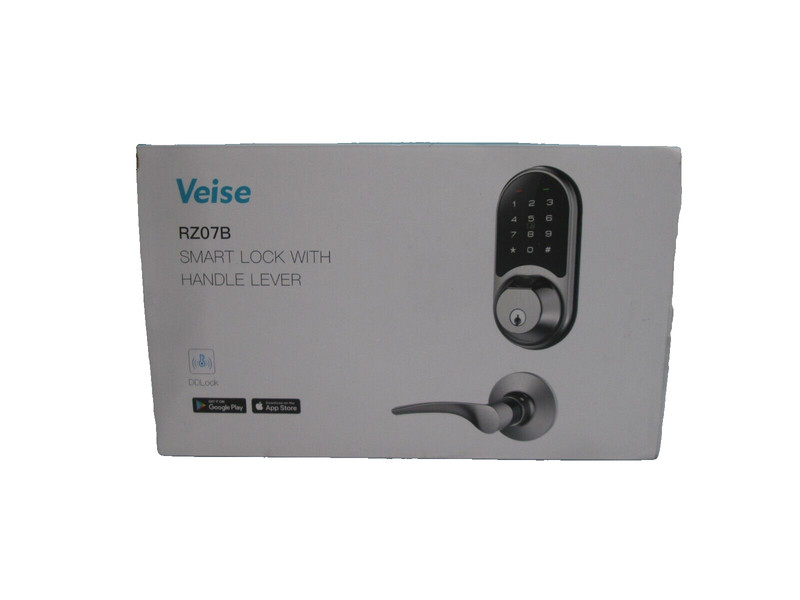 Smart Locks for Front Door, 2 Lever Handles, Fingerprint Keyless