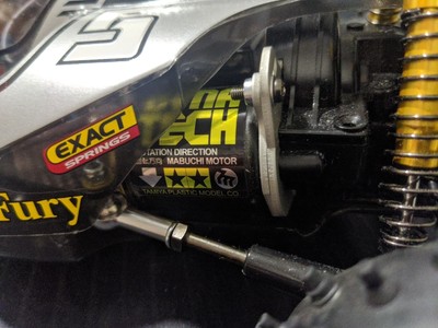 TAMIYA RX 540VZ & DYNATECH 01R モーター Tamiya Dynatech 01R Motor reproduction foil sticker / decal