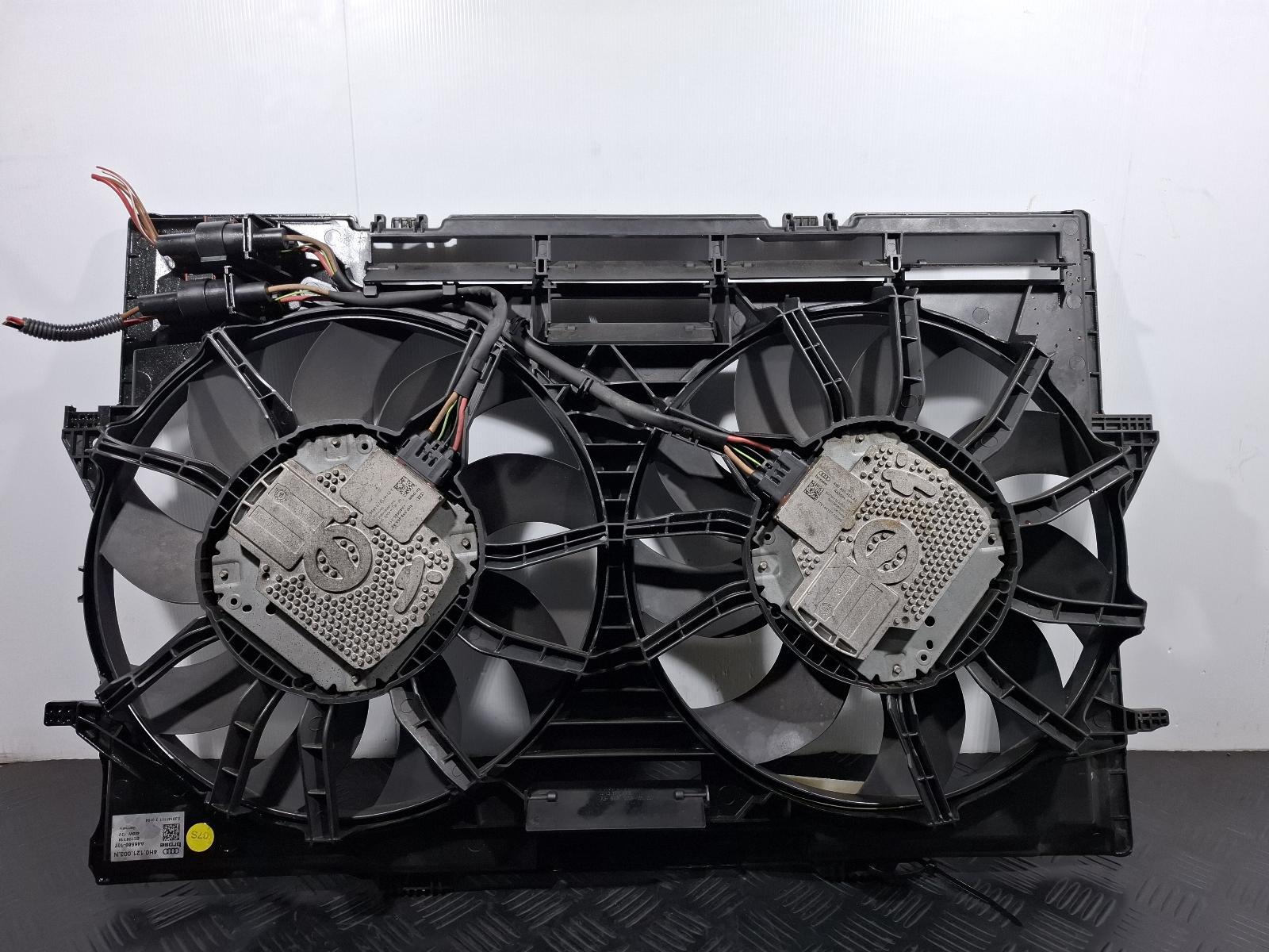 2015 Audi Q5 8R 11/2012-01/2017 DUAL FAN ASSEMBLY 3.0L DIESEL 400W/400W image 2