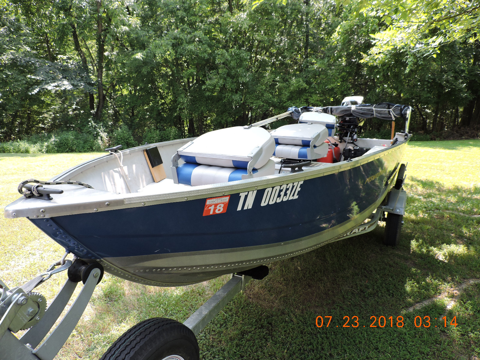 14' 2012 Princecraft Fishing Boat w/ 2018 20 H.P. Mercury 4 Stroke $6000