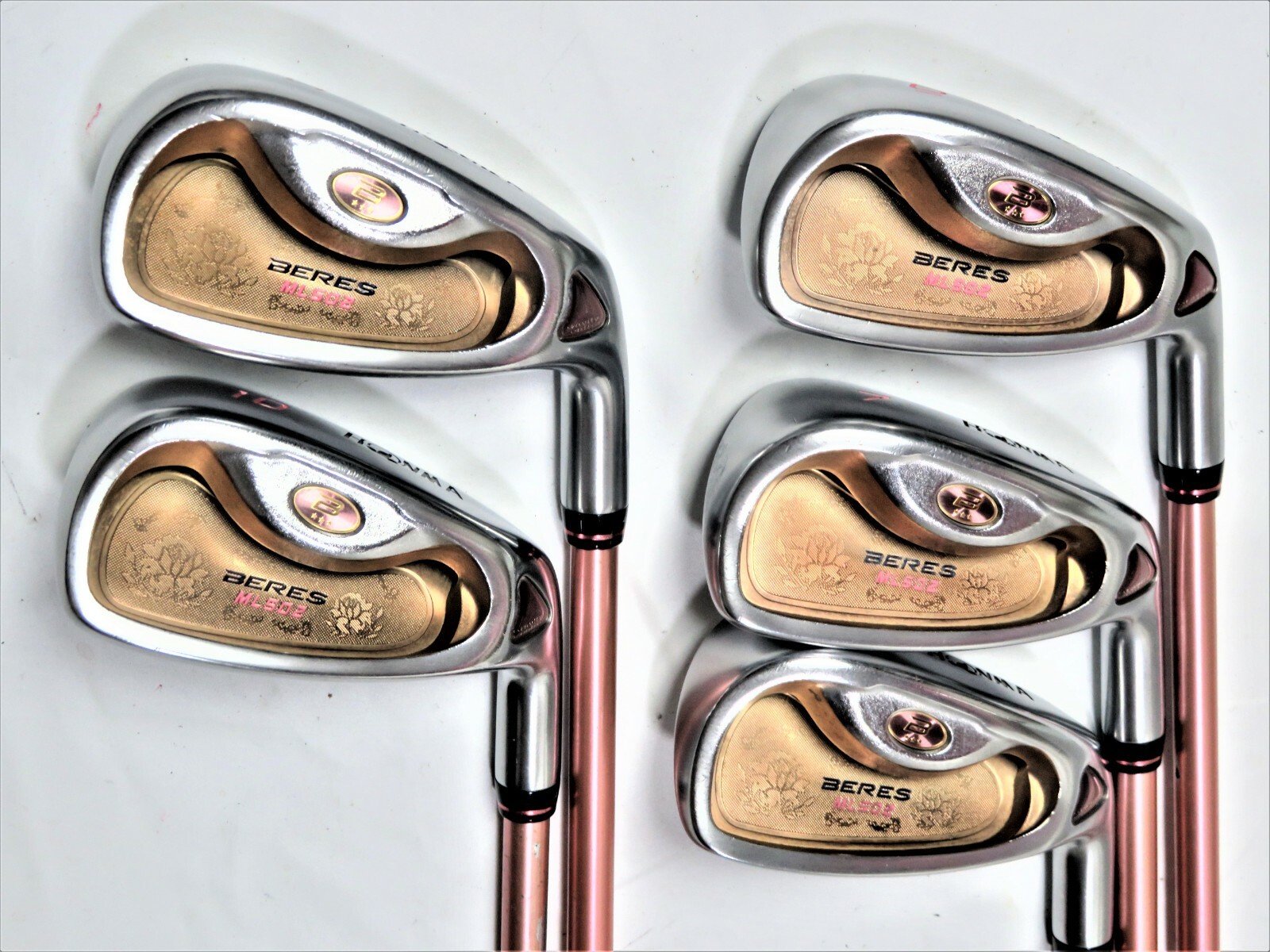 3STAR Ladies HONMA BERES ML502 5pc L-FLEX IRONS SET GOLF 3STAR Ladies HONMA BERES ML502 5pc L-FLEX IRONS SET GOLF