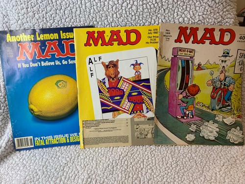 MAD マガジンフィギュア MAD magazine Bundle 3 Issues. Includes issue #165, #27￼2