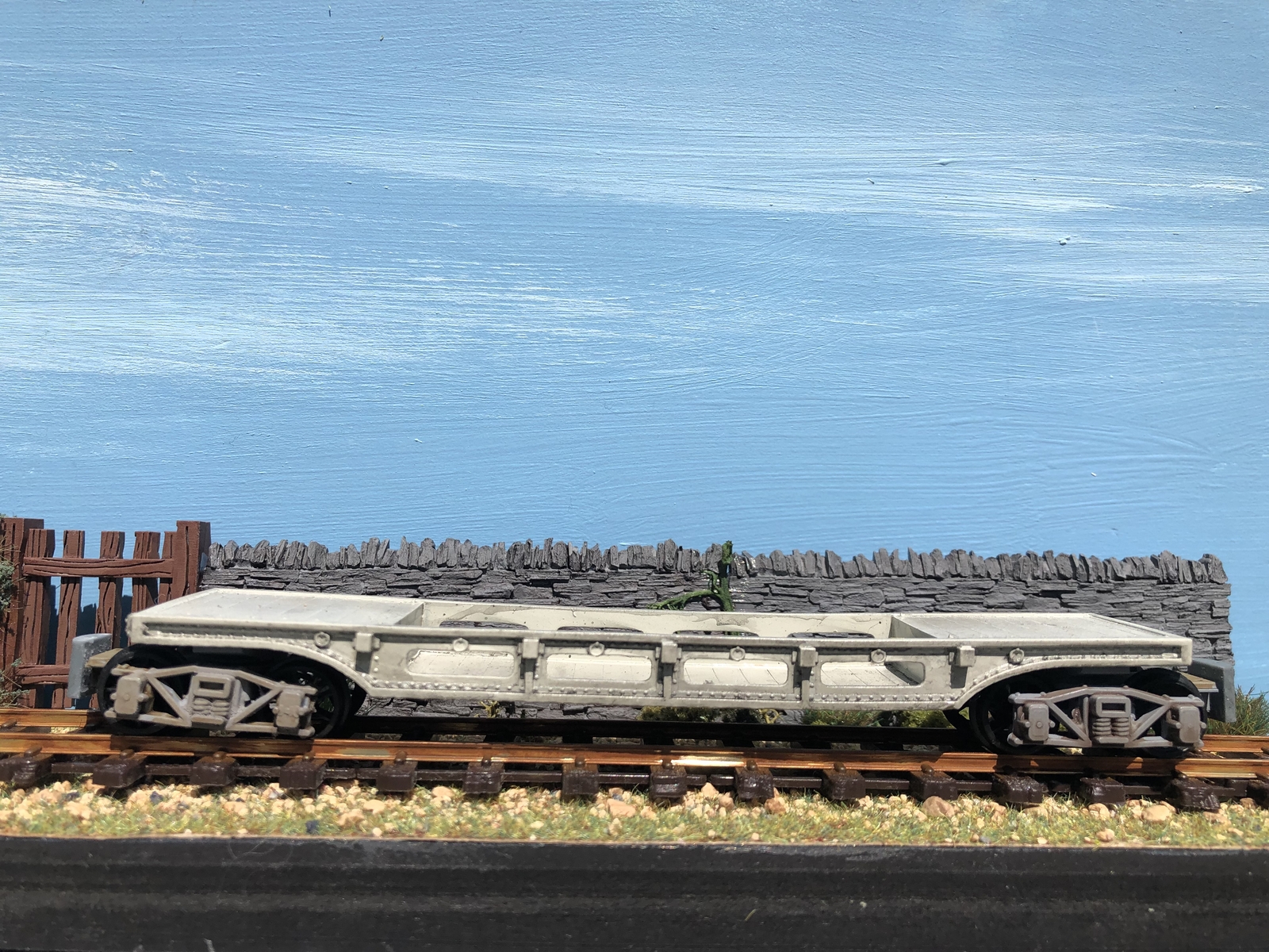 Gn15 Narrow Gauge Pechot wagon - comes with bogie wheels and NEM pockets - Picture 1 of 9