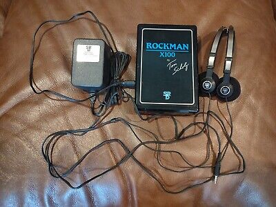 SR&D ROCKMAN X100 Vintage Headphone Amp with Headphones and SR&D ROCKMAN X100 Vintage Headphone Amp with Headphones and