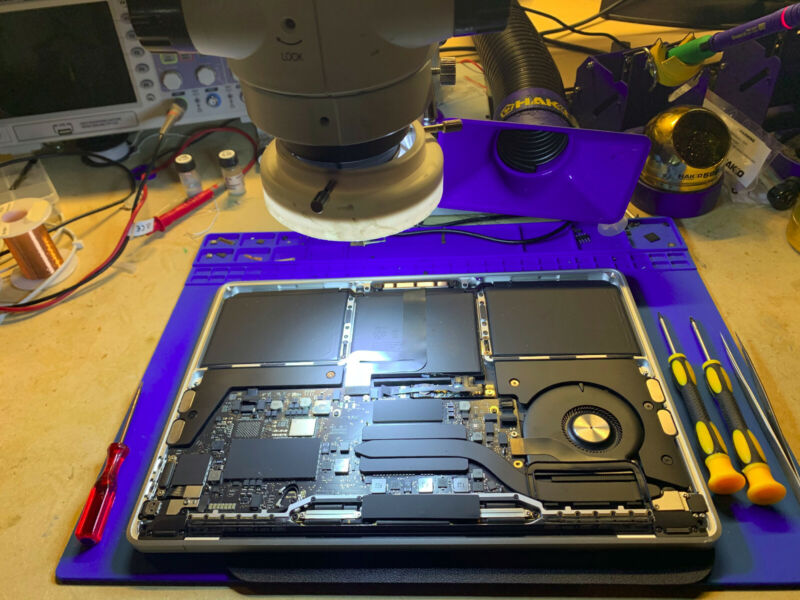 Macbook Pro Retina A1502 Early 2015 Laptop Logic Board Repair Service 820-4924-a