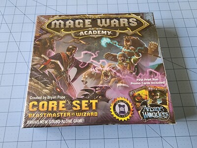 Mage Wars Academy Core Set Beastmaster vs Wizard Brand New