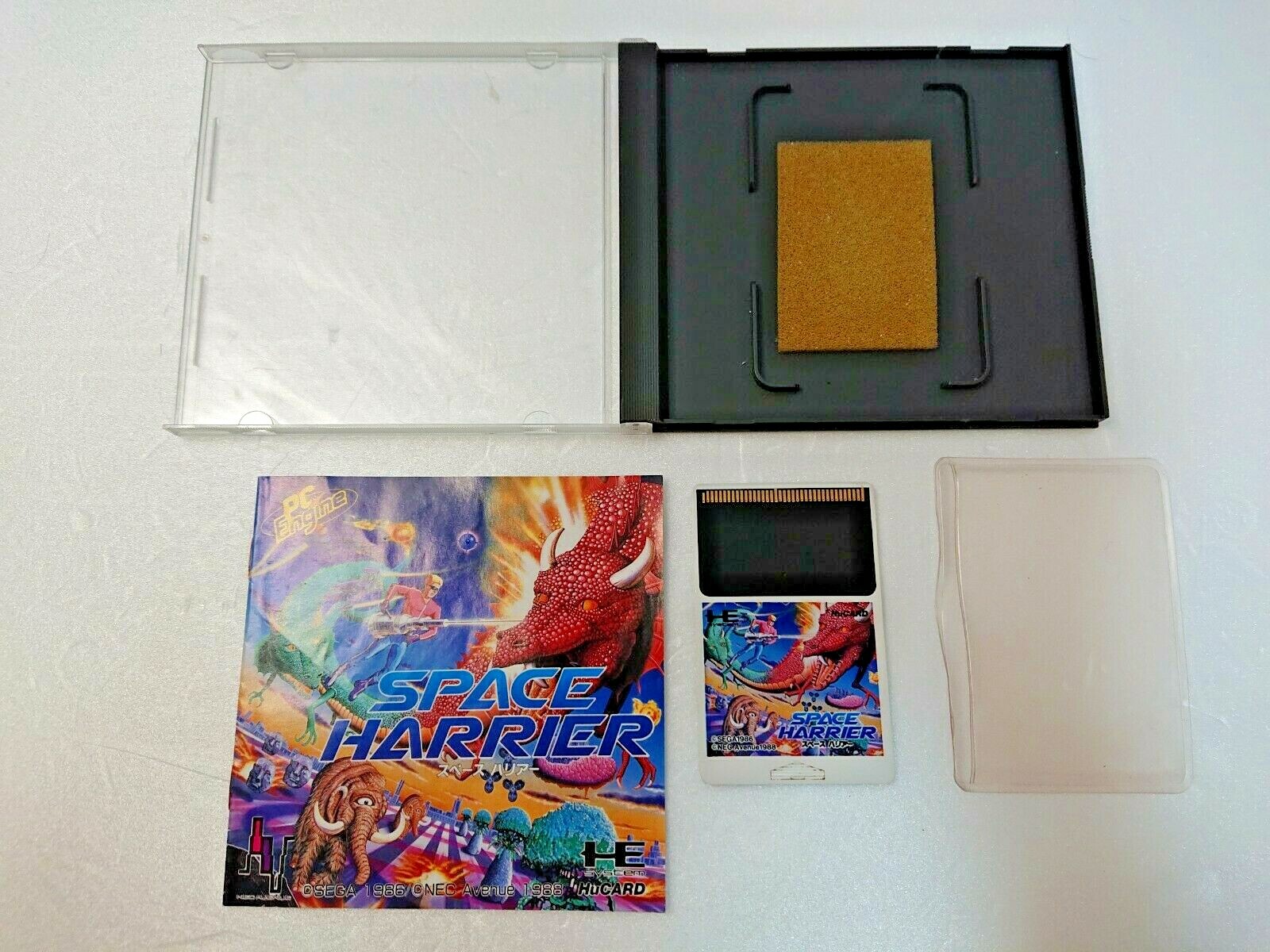 Space Harrier NEC PC ENGINE Hu card Japan Manual | eBay