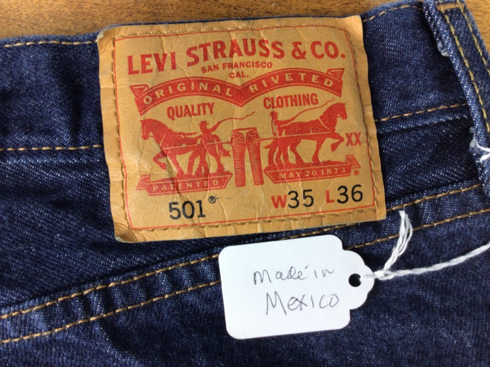levis 501 35x36