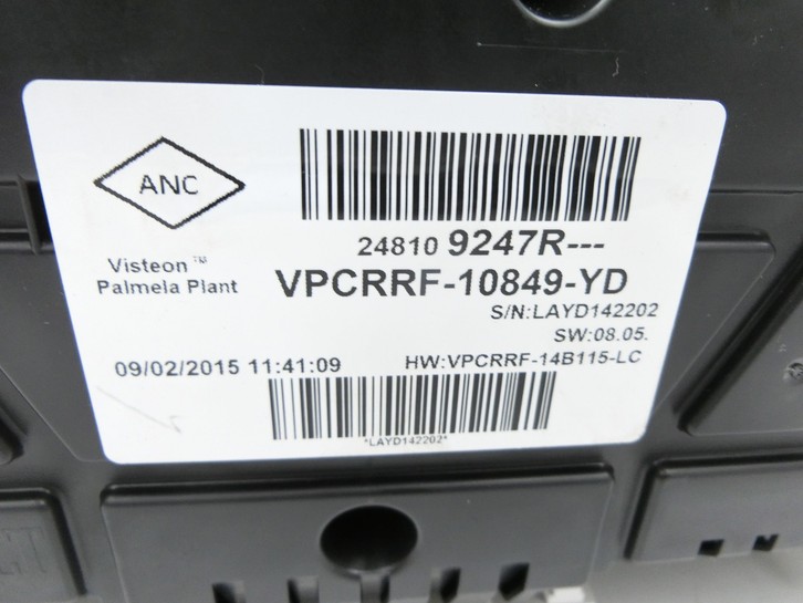 Renault Clio IV BH 12-16 1,1 54KW Kombiinstrument Tacho Renault Clio IV BH 12-16 28.04.2015 248109247R... Bild 6