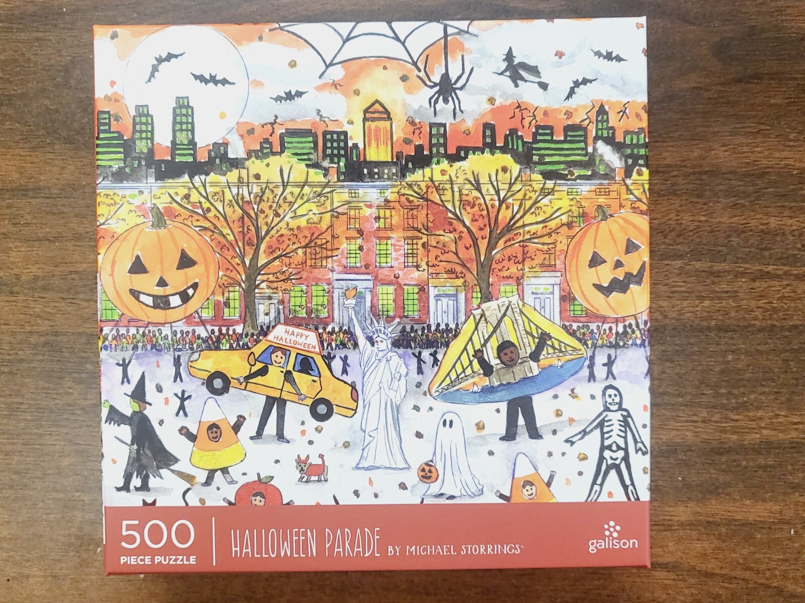 Galison HALLOWEEN PARADE 500-Piece Jigsaw Puzzle Michael