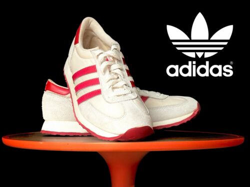 RARE! Vintage Adidas 70s/80s Red & White Nylon & Suede RARE! Vintage Adidas 70s/80s Red & White Nylon & Suede