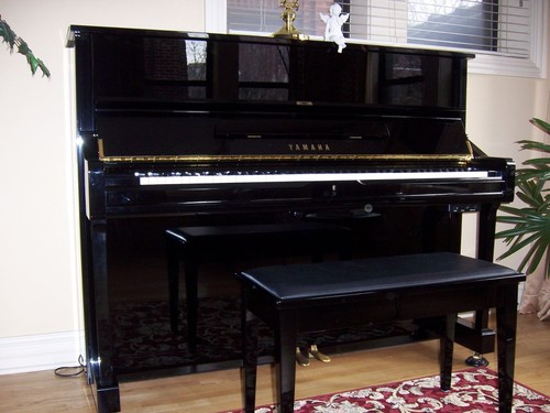 Yamaha Upright Piano Model MP100 Silent Series.