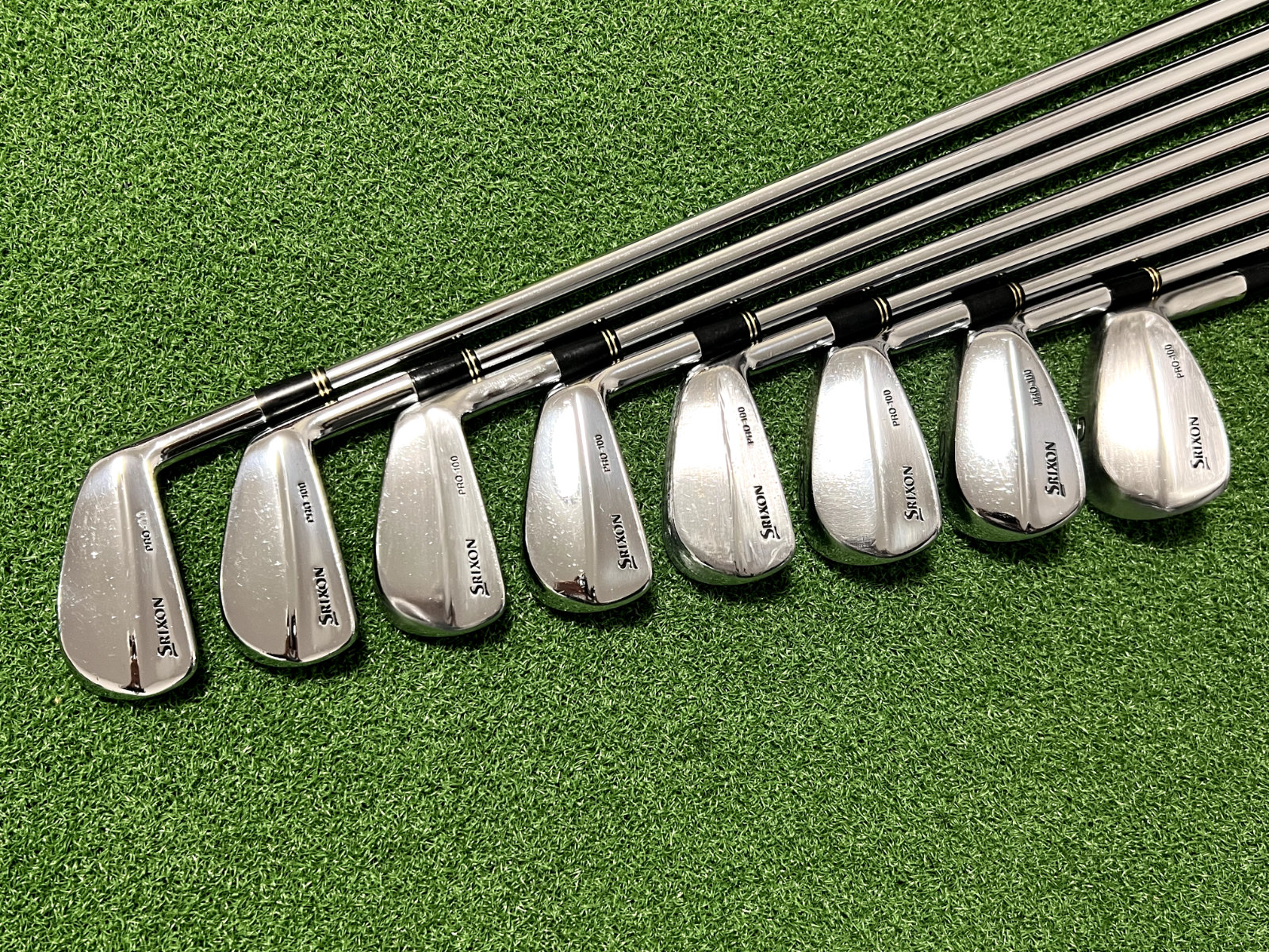 Srixon Pro-100 4 Iron Extra Stiff Steel Shaft Lamkin Grip Srixon Pro-100 4 Iron Extra Stiff Steel Shaft Lamkin Grip