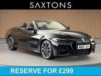 2022 BMW 4 Series 2.0 420i M Sport Convertible 2dr Petrol Auto Euro 6 (s/s) (184