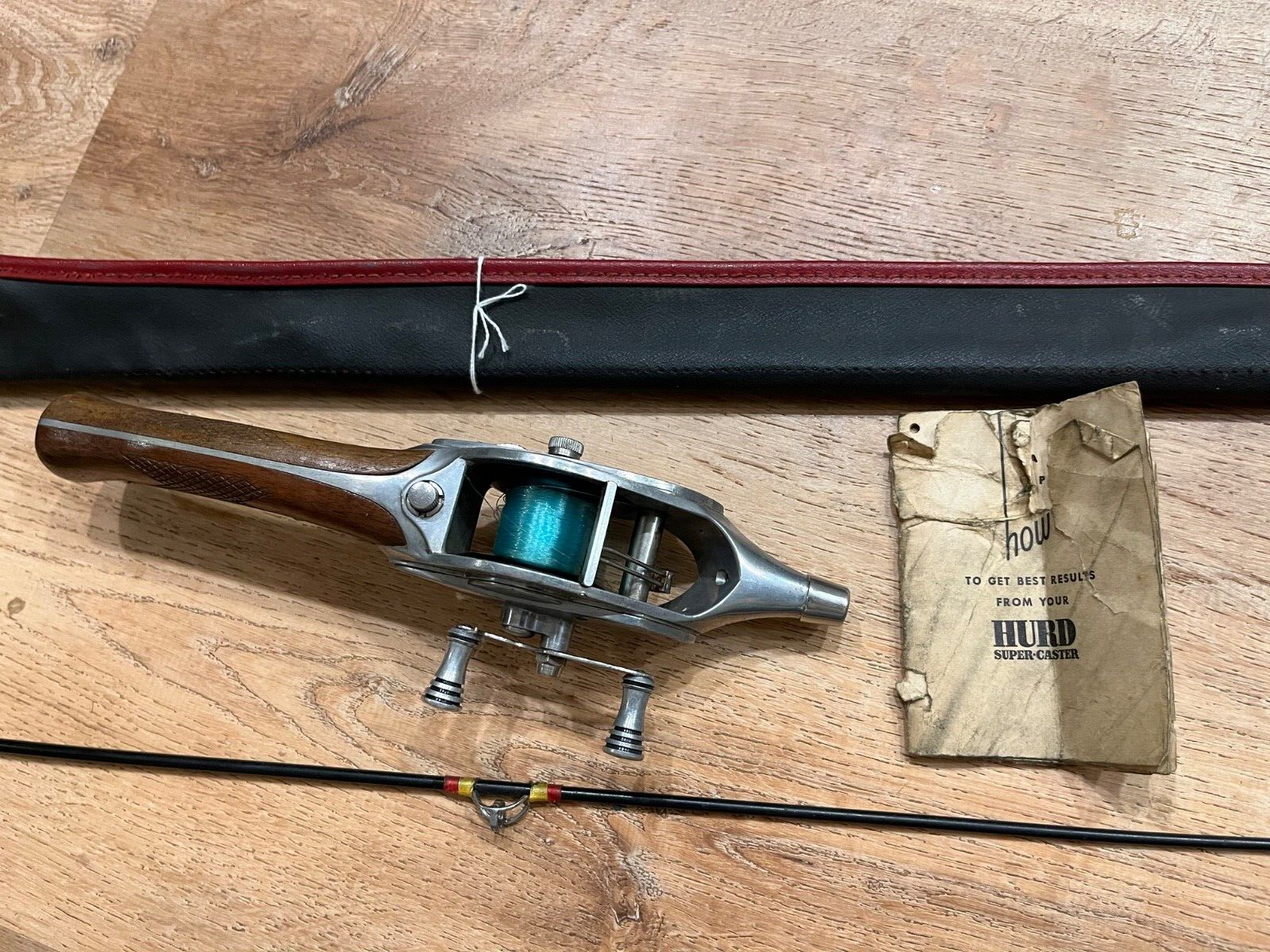 Vintage Hurd fishing reel (25095) | eBay