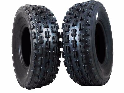 MASSFX 22x7-10 Front Tire 4 Ply Durable 1/2'' Tread Depth for ATV & UTV (2 Pack)