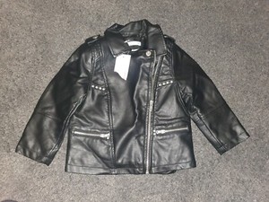 target girls leather jacket