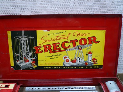 Vtg Erector Set Gilbert Engineers No 7 1/2 Working Reversible Motor 1940s-50s