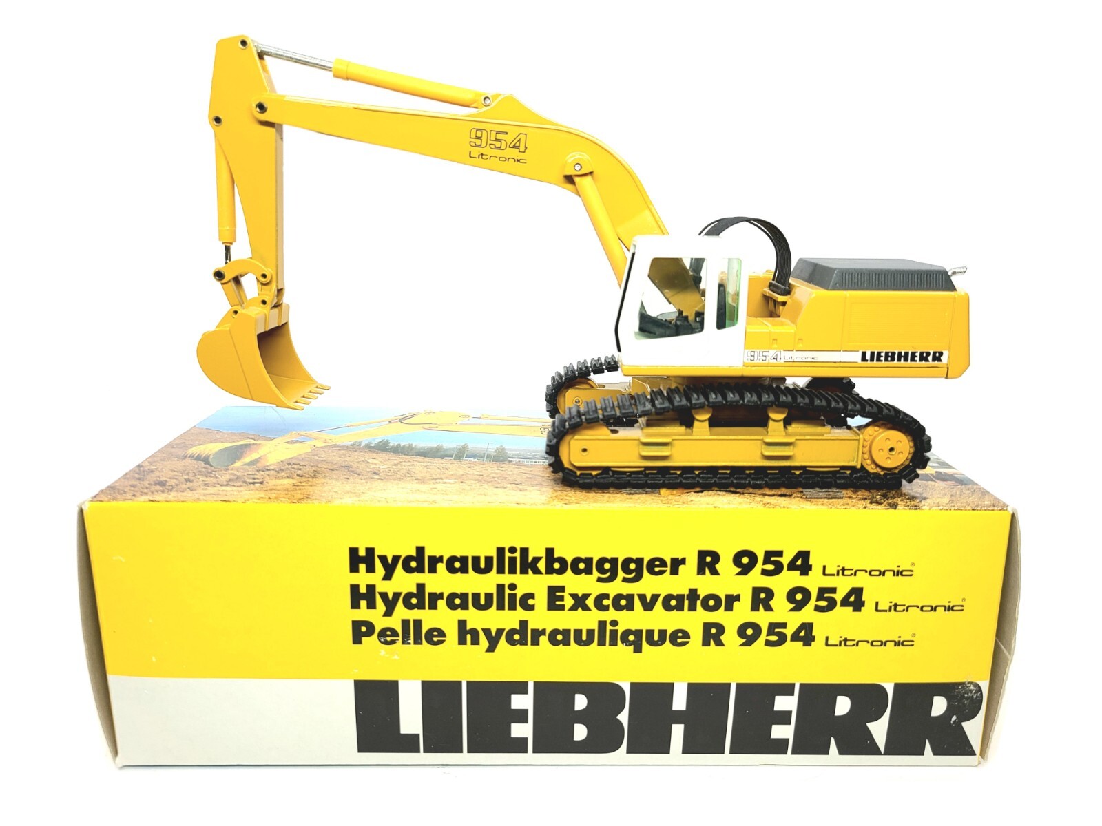 Liebherr R954 Excavator - Conrad 1:50 Scale Diecast Model Liebherr R954 Excavator - Conrad 1:50 Scale Diecast Model