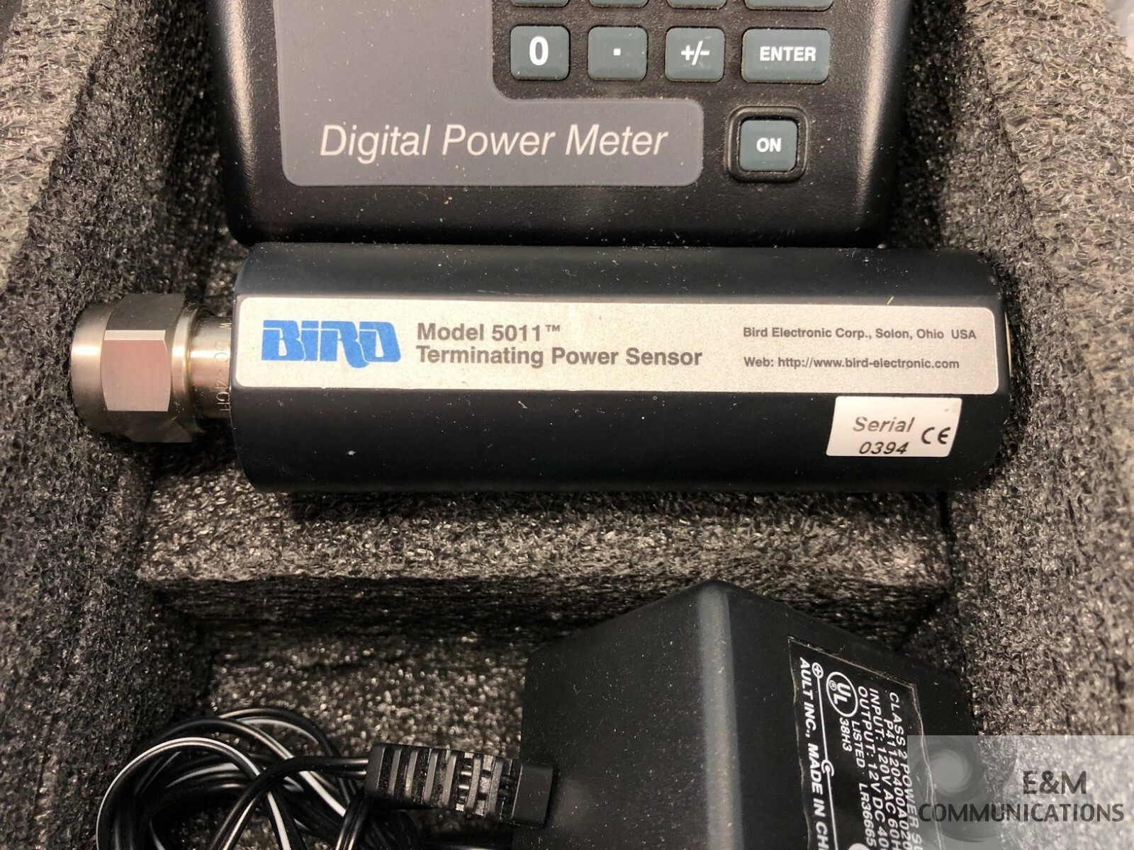BEC-5000 BIRD MODEL 5000 DIGITAL POWER METER W/ 5011 TERMINATING POWER SENSOR A4