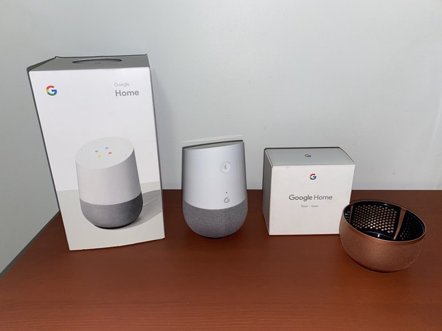 google home copper base