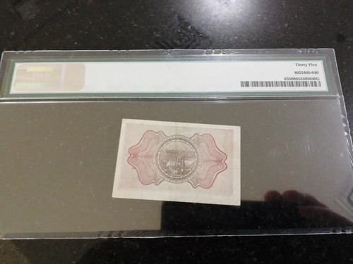 Syria Lebanon 1 piasters banknote 1920 PMG graded