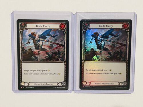 FaB Heavy Hitters - Blade Flurry Majestic Rainbow Foil / Non FaB Heavy Hitters - Blade Flurry Majestic Rainbow Foil / Non