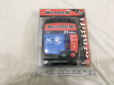 (1) NEW Blitzer 25 Mile Low Impedance AC Electric Fence Controller EAC25M-BL