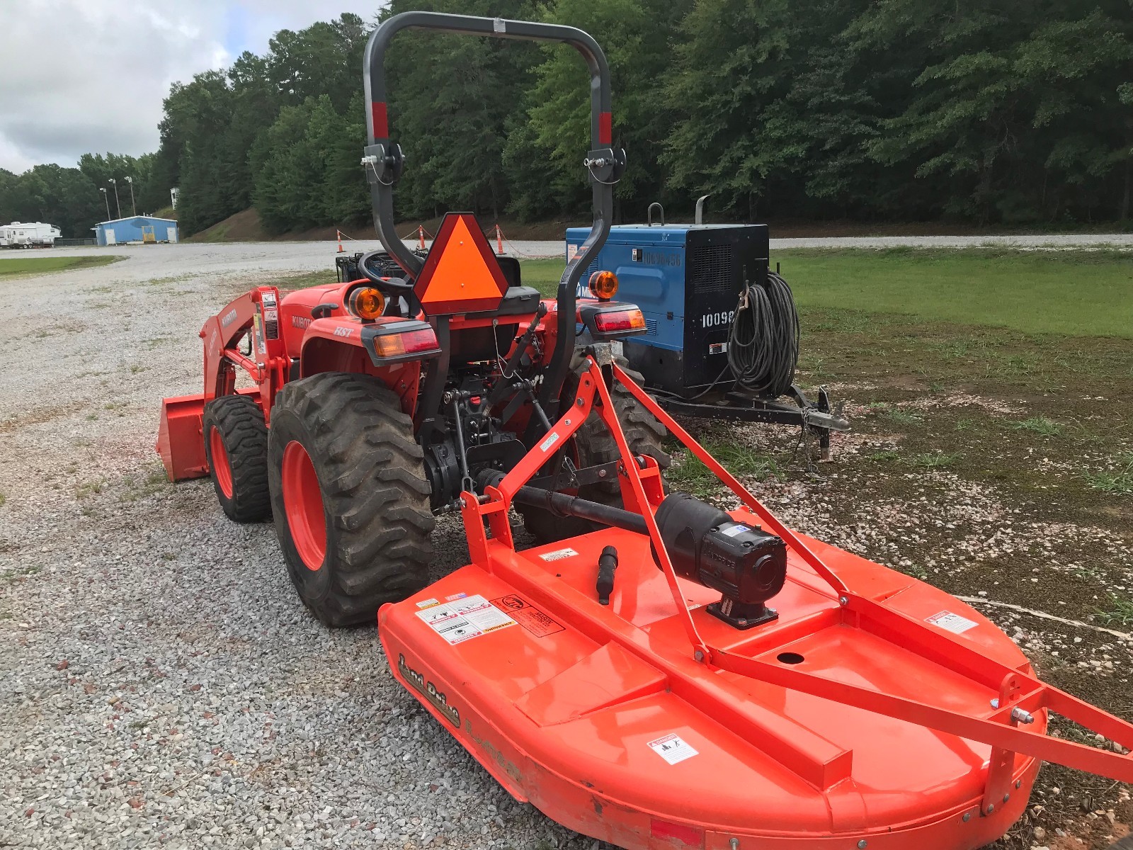 2017 Kubota L2501 HST Tractor with Front Loader and Bush Hog