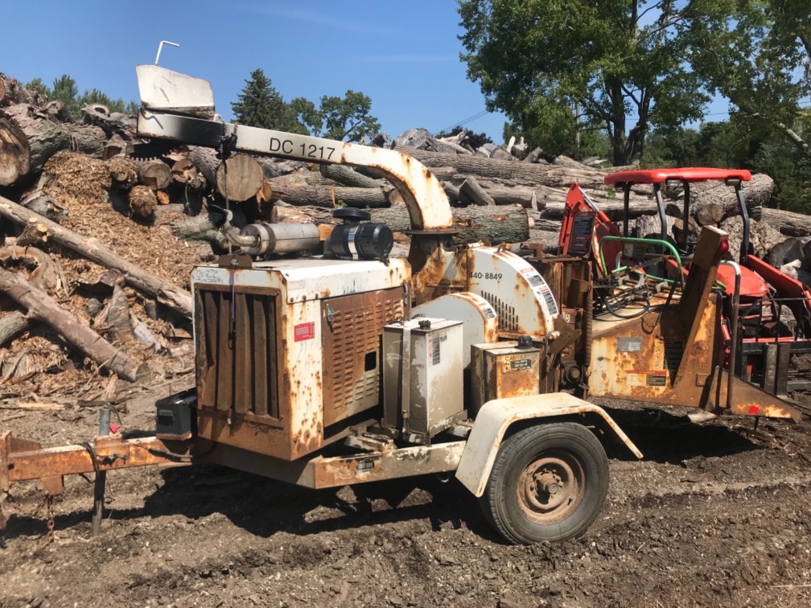 2007 altec 1217 woodchipper cat diesel