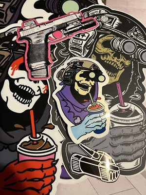 FEAR TOMORROW Rollie Crown Holo Sticker, SupDef, one7six