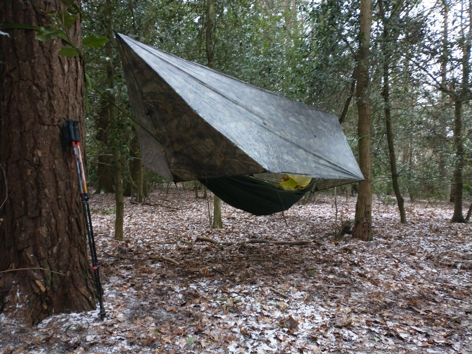Wild Sky Gear Wolf hammock DCF cuben fibre Dyneema tarp 238g