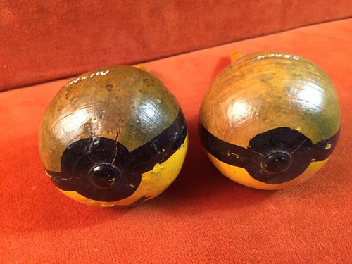 Vintage Solis Hand Painted Miami Beach Maracas