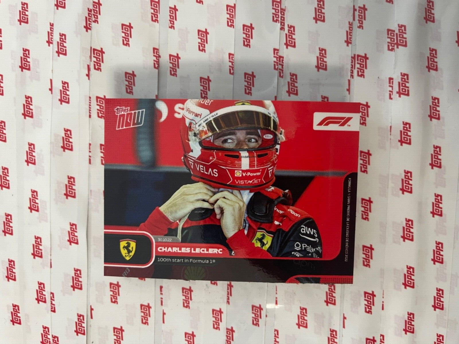 2022 topps now formula 1 #75 charles leclerc | eBay