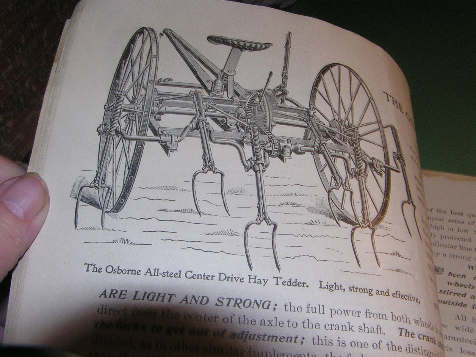 Cookbook Antique Catalog Sharon Conn D.M.Osborne James Wilbur 1895 Horse Drawn