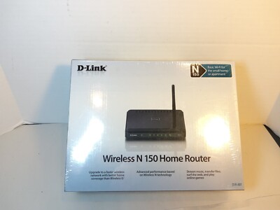 D-Link N150 Home 150 Mbps 4-Port 10/100 Wireless N Router (DIR-601) NEW SEALED