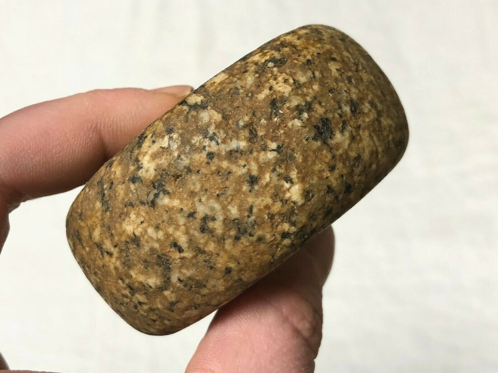EXCEPTIONAL GRANITE DISCOIDAL VAN BUREN, IOWA AUTHENTIC ARROWHEAD ARTIFACT C18