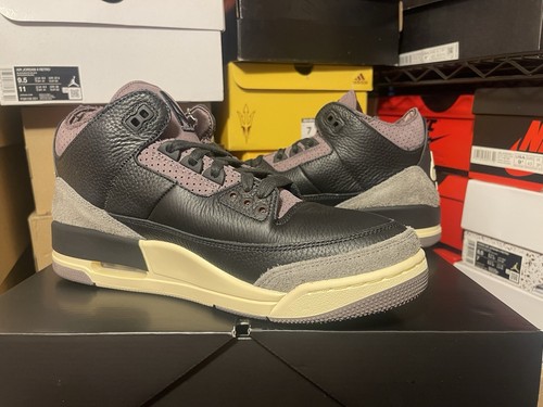 Pre-owned Jordan A Ma Maniere X Nike  3 Size 11.5w/10m While You Were Sleeping Fz4811 001 In Black
