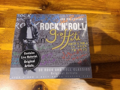 Rock N Roll Graffiti 4 CD Collection Set Original Artists 80