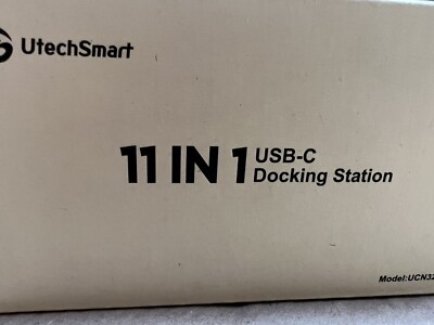 USB C Hub, Docking Station, UtechSmart 11 in 1 Triple Display USB C Hub Dual 4K