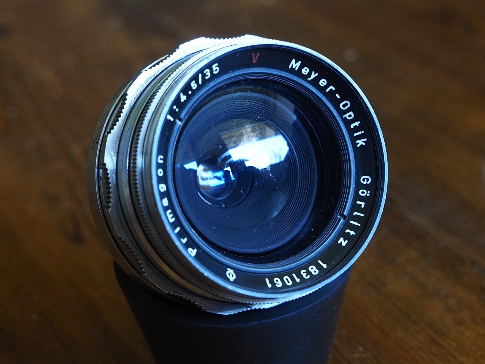 Meyer Primagon 35mm F4.5 EXAKTAマウント Excellent Meyer Optik Primagon F4.5 35 mm exa/exakta mount