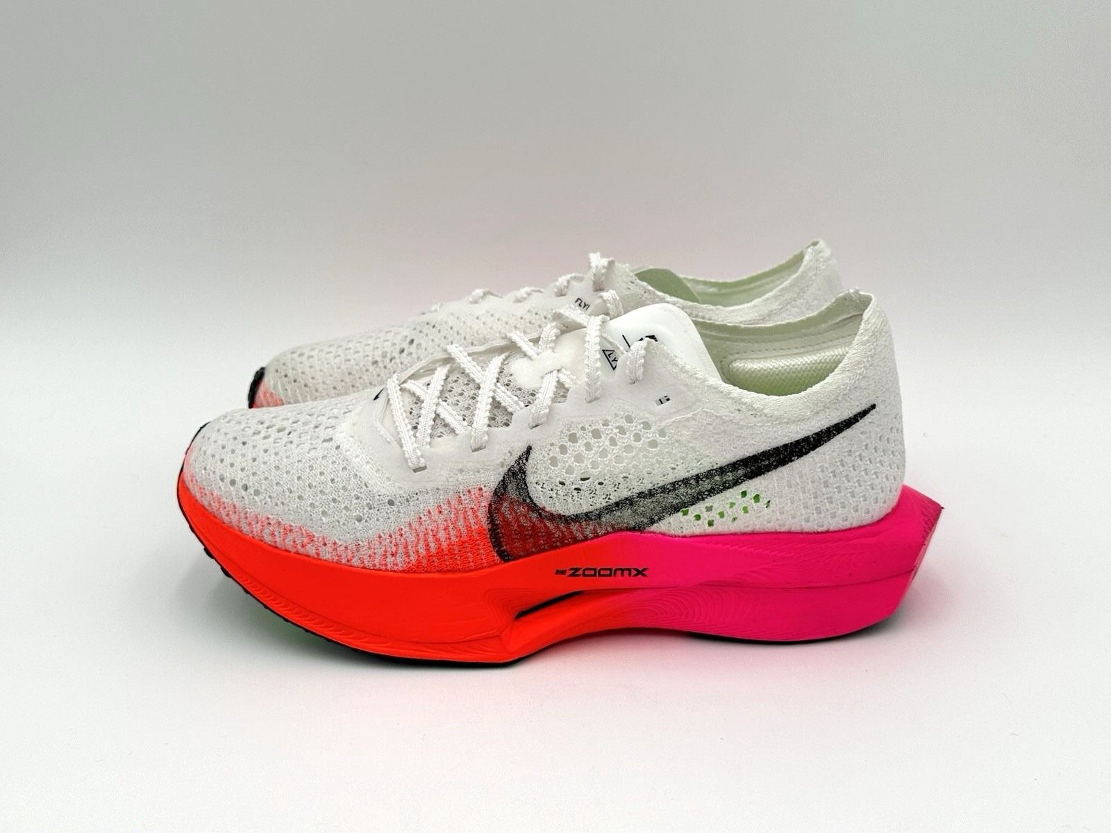 Nike ZoomX VaporFly Next% 3 FK Women's Size 8 White Pink