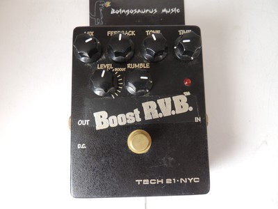 Tech 21 Boost RVB Reverb Effects Pedal Free USA Shipping