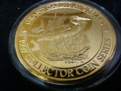 1997 Grand Casino Avoyelles Gold-Plated Bronze Collector Series
