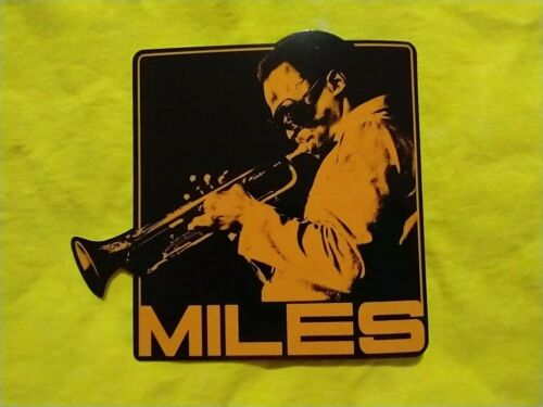 Miles Davis Trumpet 4.5 x 5 Inches Sticker