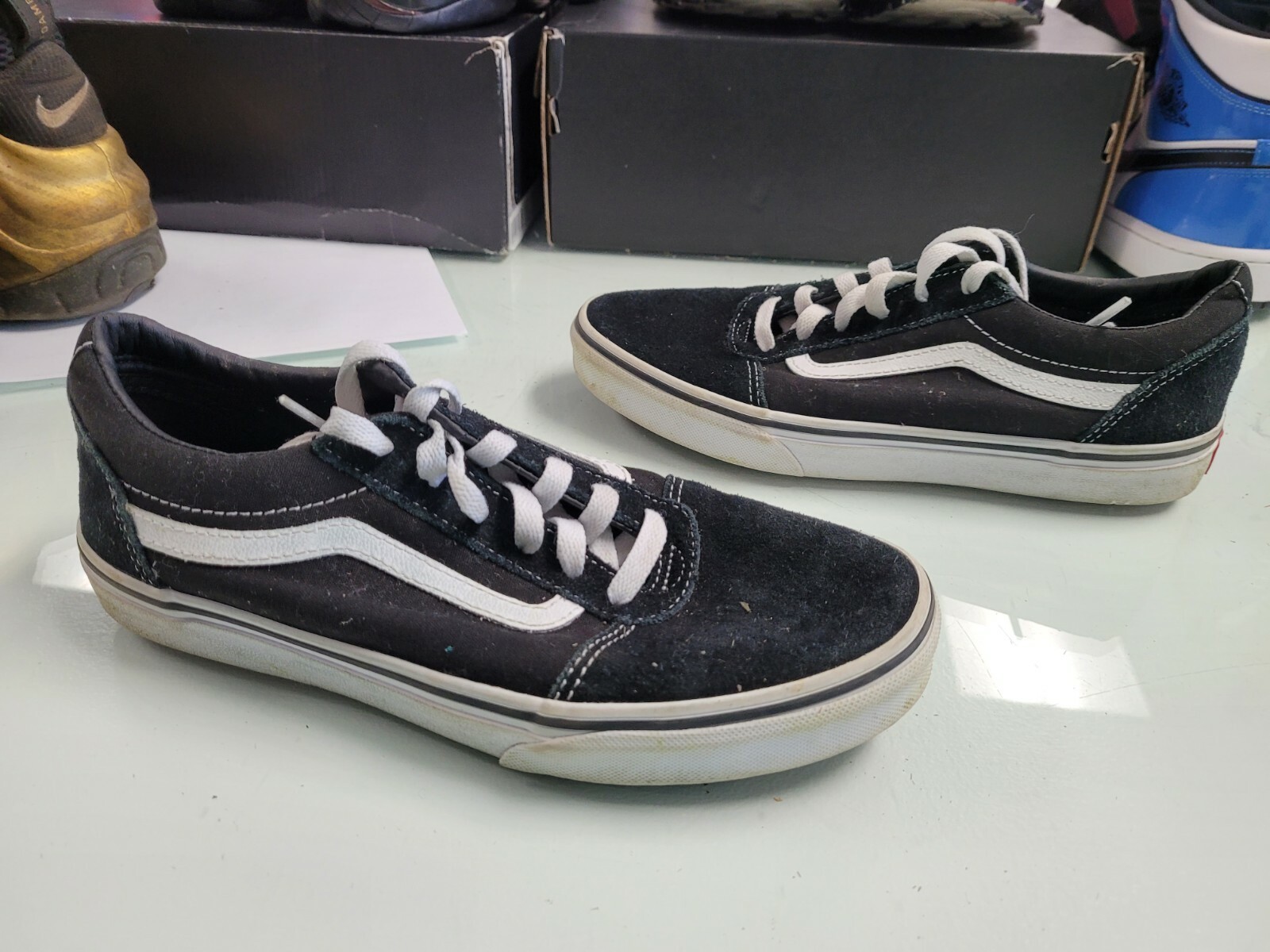 Vans Old Skool Suede Black White 