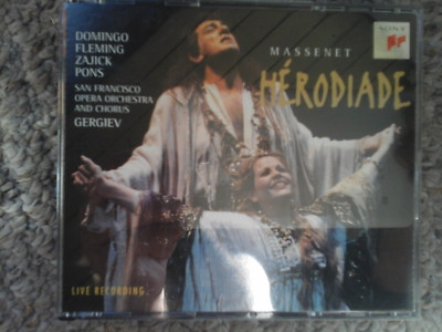 Massenet Herodiade PLACIDO DOMINGO VALERY GERGIEV Sony Classical 2CD Box Set