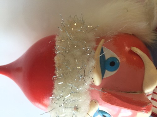 Vintage 1980s Expertic Erzgebirge Nutcracker Santa Claus Wood 14