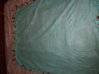 FUN FILLED BARREL FULL OF MONKEY'S HAND TIED DOUBLE SIDED FLEECE RAG BLANKET~NEW